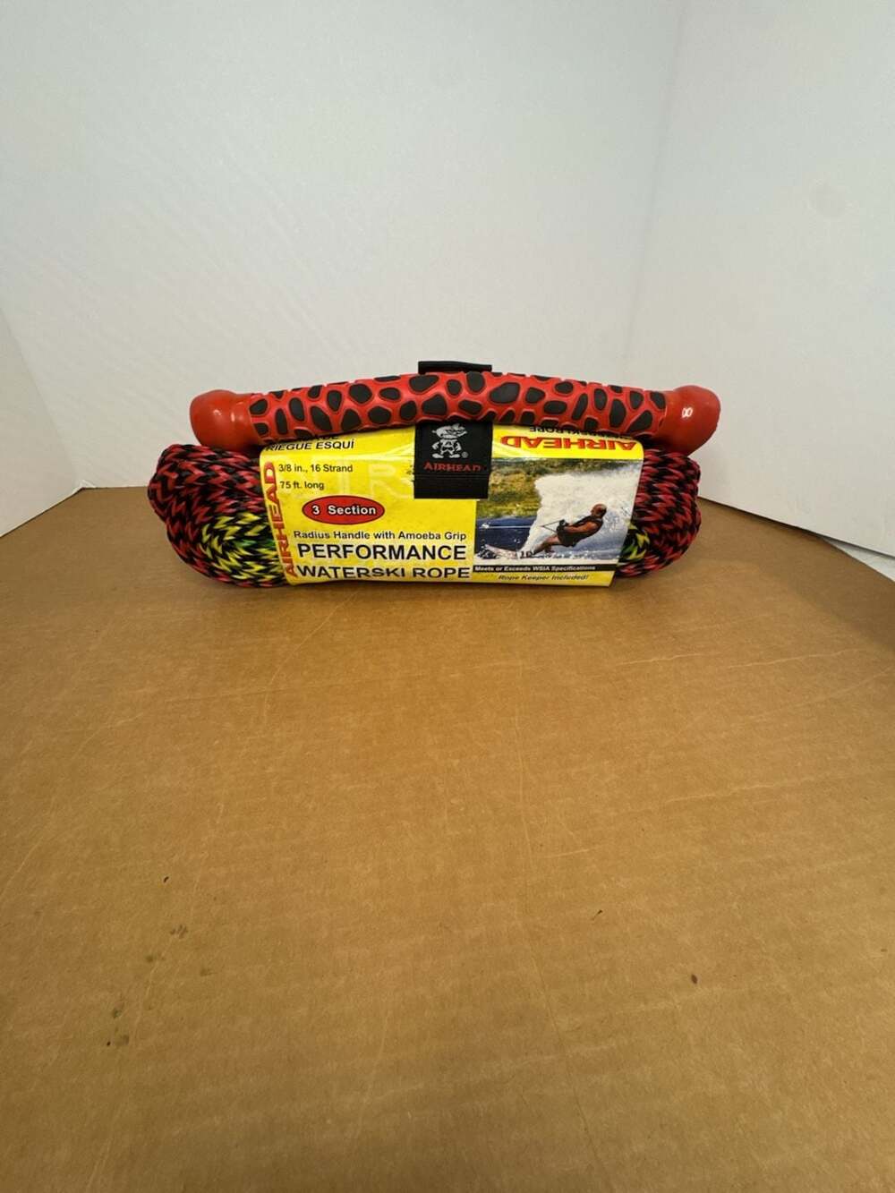 Airhead Performance 3-Section Waterski Rope with Radius Handle & Amoeba Grip
